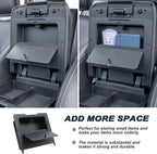 JKCOVER Center Console Hidden Box Organizer Compatible with 2024 2025 2026 Toyota Tacoma Accessories Armrest Secret Compartment Press to Open and Close（Patented Design）