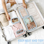 YOPCDJ 5PCS Diaper Bag Organizer Pouch Set, TSA Approved Toiletry Bag，Clear Waterproof TPU Makeup Bag Set Travel Organizer Ba