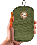 Be Smart Get Prepared's 125 Pieces Travel First aid kit, Carry-on Travel Essentials– PPE, Camping, Hiking, Road Trips, On-The