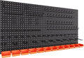 INCLY 48x24 Inch Metal Peg Board Kit with 1/4" Pegboard Hooks Accessories, 4PCS Pegboard Panels and 156PCS Black Pegboard Wal