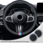 2025 Nappa Leather Car Steering Wheel Cover for BMW X3 X5 X1 X4 X7 X6 2 5 3 7 8 4 M2 M3 M4 M5 M6 M8 Series IX 328i 528i 535i 