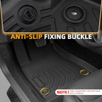 Floor Mats for Dodge Journey 2011 2012 2013 2014-2016 2017 2018 2019 2020, TPE 2015 Q5 Floor Mats 1st & 2nd Row, TPE Waterproof Summer Winter Non-Slip All Weather Floor Liners Car Accessories