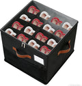 Shoe Organzier for Cloest - Adjustable Shoe Storage Box Fits 8-16 pairs,shoe Bin with Pop-Up dividers,Space Saver shoes Box o
