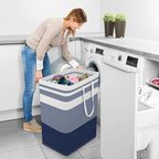 StorageRight Laundry Basket Hamper Large Collapsible Laundry Hamper with Easy Carry Handles，Freestanding Clothes Hampers for 