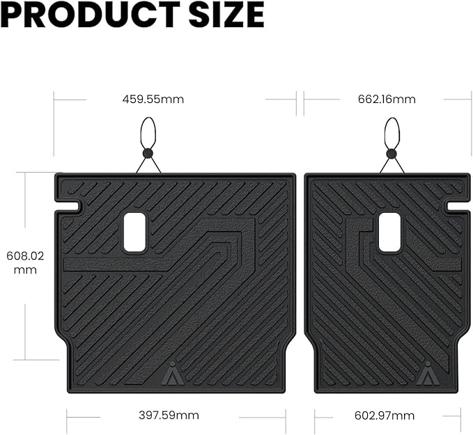 LASFIT Rear Seat Back Protector for Honda HR-V 2023-2026,All Weather TPE Pet Friendly Custom Fit HR-V Second Row Back Seat Cover Backseat Mat Liner