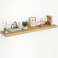 40 Inch Floating Shelves, 3D Textured Wood Grain, 40"x9.25"x1.5" Inch Deep Floating Shelves for Wall, Wooden Shelves for Bath