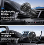 SYNCWIRE for MagSafe Car Mount, Flexible Rotation Magnetic Phone Holder for Car Vent, Hands Free Car Air Vent Phone Holder Clip Universal Compatible with iPhone 17 16 15 14 13 12 Pro Max Plus