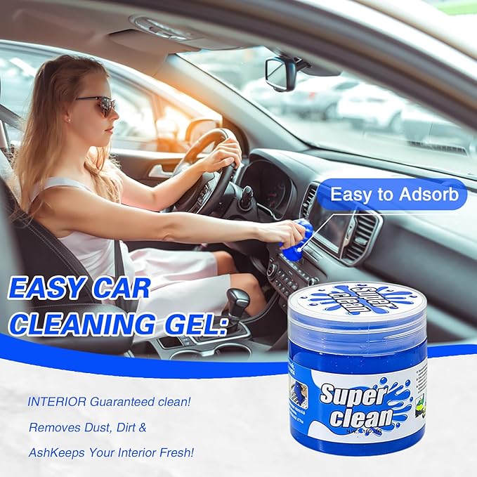 Car Cleaning Gel 4-Pack (5.6oz/pcs) – Universal Car Cleaning Putty, Auto Interior Cleaner Slime & Dust Remover, Car Cleaning 