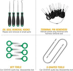 GOOACC 40Pcs Trim Removal Tool,Auto Terminal Removal Key Tool,Auto Clip Pliers Stereo Removal Tools,Car Upholstery Repair Rem