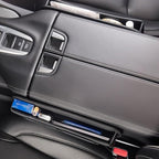 Car Seat Gap Filler Organizer and Storages Automotive Accessories Universal for Car SUV Truck Fill The Gap Between Seat and Console Stop Things from Dropping Black 2Pcs