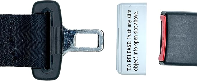 Buckle Boss Original Classic Seat Belt Lock | Original Seat Belt Guard Made with Strong ABS | for Special Needs Passengers | Easy Installation | Preventing Passengers from Unbuckling Their Seat Belts