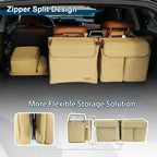 Deluxe Trunk and Backseat Organizer for Medium or large size SUVs & RVs, Detachable Storage Modules with Built-in Cooler,