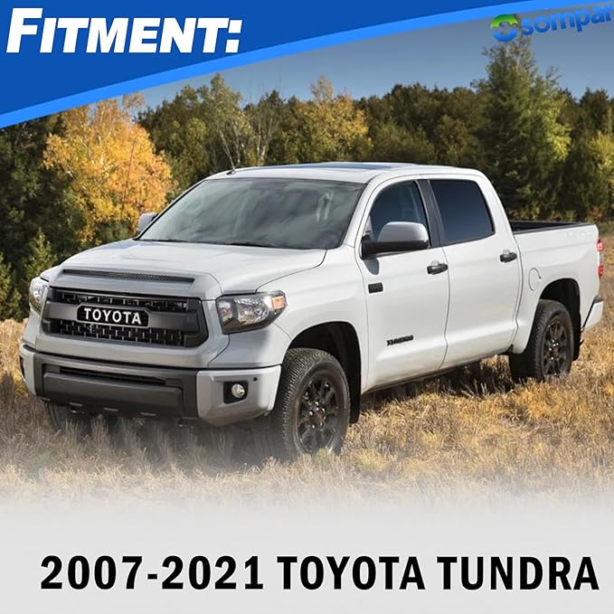 Osompar White Outer Rear View Mirror Cover Cap Front Driver Passeger Side for Toyota Tundra 2007-2021 Toyota Sequoia