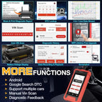 Launch Creader 200 OBD2 Scanner 2025 Engine/ABS/SRS/Transmission Car Diagnostic Scan Tool, 4 System Code Reader, Auto Vin,