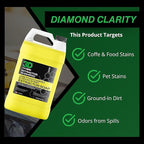 3D Extractor Carpet Cleaner Shampoo for Machine Use - Upholstery Cleaner, Stain Remover & Odor Eliminator - Low Foam, No Resi