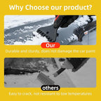 32" Telescoping Snow Brush for Car with Detachable Handle – an Extra-Wide Snow Brush and Ice Scraper for Car Windshield Window. The Ultimate Snow Scraper Brush for SUV & Trucks.