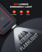 BOOKOO Portable Car Jump Starter, 4500A Jump Start Battery Pack up to 10.0L Gas/ 8.0L Diesel Engines, 12V Car Battery