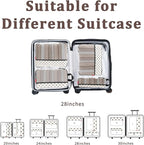 U+U 4 Set Compression Packing Cubes - Ultralight Travel Organizers, Space-Saving Suitcase Organizer, Expandable Packing Cubes