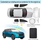 TINGLU Window Shades for Nissan Murano 2025 2026 Accessories Car Side Full Windows Rear Windshield Sun Shade Sun UV Rays & Privacy Protection for Camping 5PCS