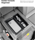 2026 GX 550 Center Console Organizer - 2 Pcs For 2024-2026 Lexus GX 550 Center Console Organizer + Armrest Hidden Storage Box - Organizer Set For 2024-2026 GX550(Premium/Luxury/Overtrail) Accessories