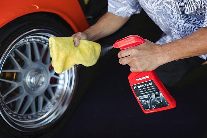 Mothers Protectant, 16 oz. – Long-Lasting UV Protection for Rubber, Vinyl & Plastic, Shields Dash, Trim, Bumpers & Tires from