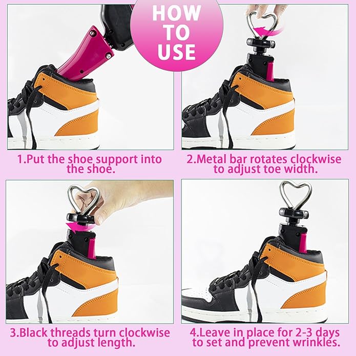 Shoe Stretcher Men and Women, Adjustable Boot Stretcher for Women Shoe Tree For Wide Feet, Shoe Expander