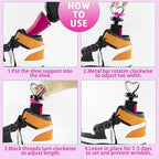 Shoe Stretcher Men and Women, Adjustable Boot Stretcher for Women Shoe Tree For Wide Feet, Shoe Expander