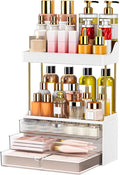 caktraie 12.2" W Makeup Organizer Drawers - 5 Tiers Bathroom Counter Organizer, Cosmetic Storage Drawer for Dresser Counterto