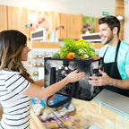 Reusable Grocery Bag Foldable Shopping Tote Bag with Handles Reusable Shopping Bags Large Kitchen Grocery Bags