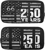 250th Anniversary USA Car Sun Visor Organizer Multi-Function Note Card Holder Car Storage Bag Vehicle Visor Storage Pouch Interior Car Accessories