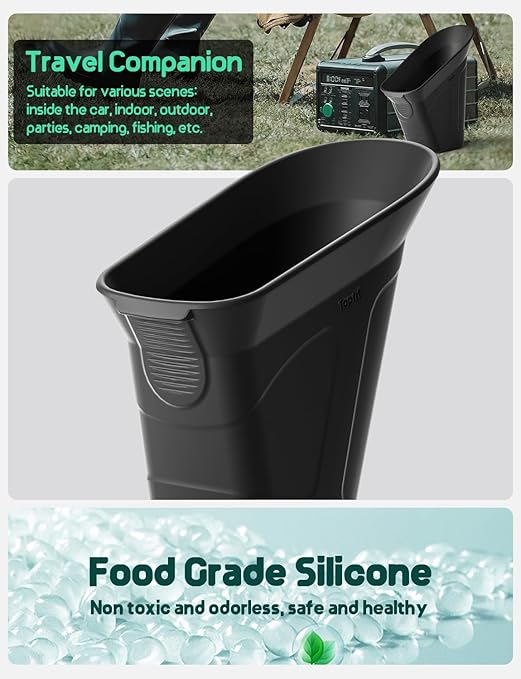 BMZX Car Trash Can Trash Bin, Mini Garbage Can Car Door TrashCan, Car Accessories for Interior Multifunctional Organizers and Storage, Home and Office