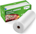 Syntus 11" x 150' Food Vacuum Seal Roll Keeper with Cutter Dispenser, Commercial Grade Vacuum Sealer Bag Rolls, BPA Free Food