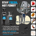 DadMode 7-Enzyme Laundry Stain & Odor Destroyer – Deep Cleaner for Extreme Clothing Messes Powered by Nuclease (DNAse) - Sand
