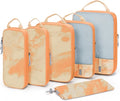 BAGSMART 6 Set /4 Set/2 Set Compression Packing Cubes for Travel, Lightweight Luggage Organizer Bags, Durable Space Saver Bag