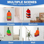 MAGTSMEI Hat Rack for Wall, 2 Packs Hat Organizer for Baseball Caps Adhesive Hat Hooks Hold Up to 32 hats, Hat Storage Displa