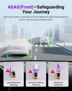 Vantrue S1 Pro Max AI Dash Cam, ADAS, 4K Dash Camera with Parking Mode, Voice/APP Control, 5GHz WiFi, STARVIS 2, HDR, PlatePi