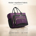 LOVEVOOK Teacher Tote Bag for Women,Laptop bag with Large Cup Holder,Work bag with Accordion File Organizer Pocket,Multi-Pock