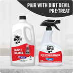 Dirt Devil Pet Carpet Cleaner Solution, 64 oz., Tropical Breeze Scent, Carpet Shampoo Solution, Eliminates Pet Stains and Odo