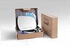 EAP Passenger Side Mirror Glass Compatible with Toyota Sienna 2011-2020, Heated, 8790308021 8790308020