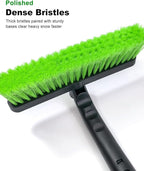 SEAAES Ice Scraper with Snow Brush for Car Windshield, Upgraded Extendable Snow Brush with Foam Grip for Truck SUV Vehicle Windows