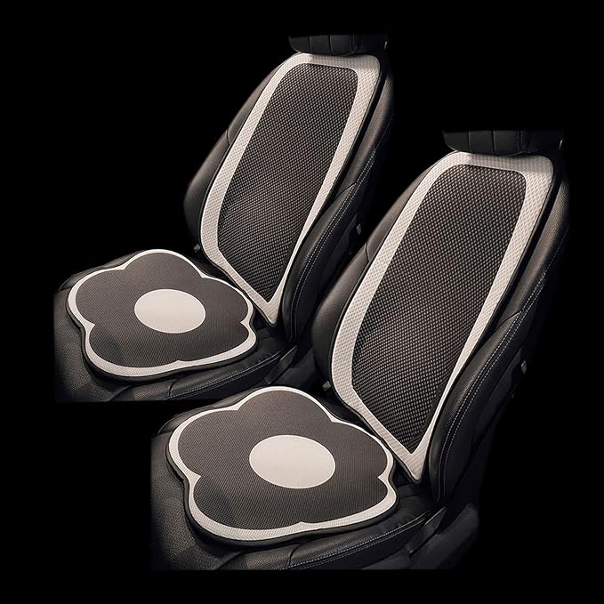 Cute Car Seat Covers for Women and Girl, Front Car Seat Cover, Machine Washable, Airbag Compatible, Driver Seat Cover, Fit (S