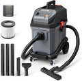 VEVOR Commercial Shop Vac, 11 Gallon Wet Dry Shop Vacuum, 5.5 Peak HP Portable with One-Button Self-Cleaning, 1350W Input, 1.