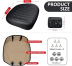 2 Pack Leather Front Car Seat Cover, Anti-Slip and Full Wrap Driver Car Seat Protectors with Storage Pocket, Luxury Waterproo