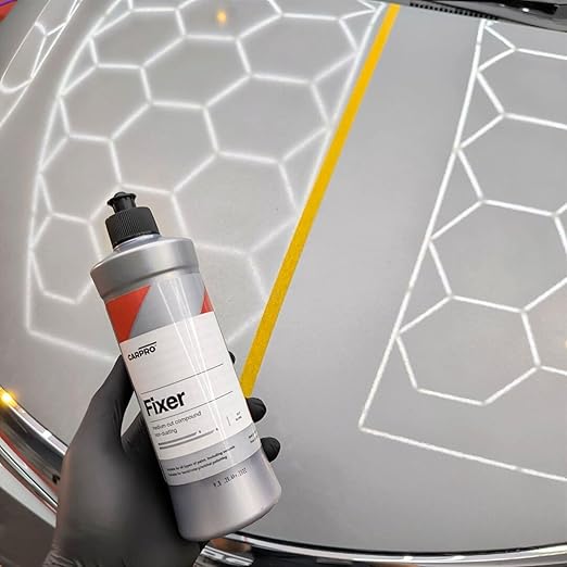 CARPRO Fixer Compound & Polish - Remove Scratches, Marring, Haze & Swirl Marks, Polishing Compound to Fix Paint Imperfections, Ceramic Clear Coats & Single Stage Paint - Liter (34oz)