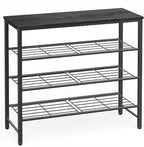 Kitsure Shoe Rack for Closet, Shoe Organizer with Leveling Feet, Sturdy & Rust-Proof Shoe Storage for Entryway, Bedroom, Livi