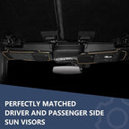 Visor Organizer Sun Visor Molle Panel for Bronco, Tactical Sun Visor Organizer Molle Webbing For Ford Bronco Accessories 2021-2025 Visor Storage Holder Pouch,2 Pack,Fit Driver Passenger Side