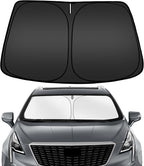 ARISMOTOR Windshield Sun Shade for Cadillac XT5 2017-2025 2026, Custom Fit Foldable Front Window Sunshade Sun Visor Protector, Block UV Rays Keep Your Car Cooler