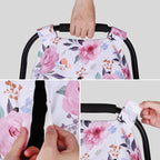 Rquite Car Seat Cover Baby, Carseat Covers Baby Girl, Winter Infant Car Seat Cover, Warm Minky Car Seat Canopy, Baby Carrier 