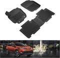 KIWI MASTER Floor Mats for 2013-2018 Toyota RAV4 (Non-Hybrid), OEM Replacement PT908-42165-20, Custom Fit All Weather Car Mats, Heavy Duty TPE Floor Liners, Front & Rear 2 Row, Black