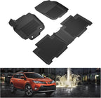 KIWI MASTER Floor Mats for 2013-2018 Toyota RAV4 (Non-Hybrid), OEM Replacement PT908-42165-20, Custom Fit All Weather Car Mats, Heavy Duty TPE Floor Liners, Front & Rear 2 Row, Black